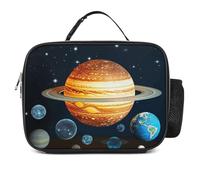 POTSCBVW Borsa termica per il pranzo a forma di stella che si illumina al buio, grande capacità, con fibbia di sicurezza, a prova di perdite, per lavoro, palestra, picnic, viaggi e attività all'aperto