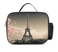 POTSCBVW Paris - Borsa termica per il pranzo, grande capacità, con fibbia di sicurezza, a prova di perdite, per lavoro, palestra, picnic, viaggi e attività all'aperto