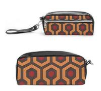 POTSCBVW Shining Overlook, astuccio grande capacità con due scomparti, astuccio in pelle con cerniera, astuccio portatile da viaggio per donne e uomini