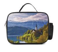 POTSCBVW Slovenia - Borsa termica per il pranzo, grande capacità, con fibbia di sicurezza, a prova di perdite, per lavoro, palestra, picnic, viaggi e attività all'aperto