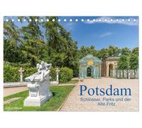 Potsdam - Schlösser, Parks und der Alte Fritz (Tischkalender 2026 DIN A5 quer), CALVENDO Monatskalender: Potsdam ist eine Stadt der Schlösser und ... geformte einzigartige Kulturlandschaft.