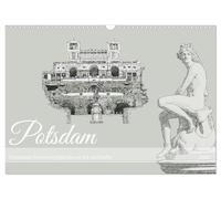 Potsdamer attrazioni in inchiostro e colori (calendario da parete 2026 DIN A3 quer), Calendario mensile Calvendo: illustrazioni fatte a mano di Potsdamer attrazioni colorate digitalmente (CALVENDO)