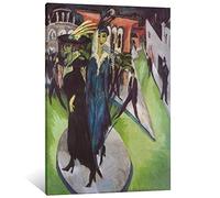 Potsdamer Platz Ernst Ludwig Kirchner - Quadro su tela da parete per ufficio 40 x 60 cm