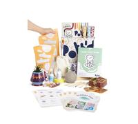 Pott'd Kit di Argilla senza cottura per Principianti. Kit fai da te creativo adulti comprendente argilla senza cottura, attrezzi, colori, pennelli, smalto e istruzioni passo-passo