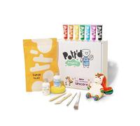 Pott'd Mini Kit di Ceramica | Kit di Argilla Autoindurente per Adulti | Include Colori, Pennelli e Strumenti da Vasaio | Tutorial Online Gratuito Passo Dopo Passo | Perfetto per Principianti