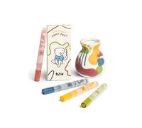 Pott'd™ Pennarelli da Pittura Acrilica Premium per Ceramica per Adulti, Perfetti per Principianti con Argilla Autoindurente - Palette Natura (x4)