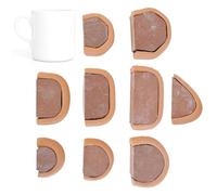 Pottery Handle Making Tool - Wooden Mug Handle Molds | 9 Piece Sculpting Set for Clay, Pottery, Ceramic Art with Modeling Tools, DIY Craft Kit for Beginners, Kids, Adults, Home Studio, Classroom