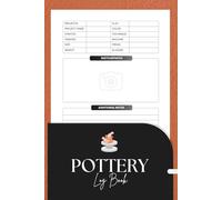 Pottery Log Book: A Guided Ceramic Project Tracker for Clay Work, Firing, Glazing, Sketches, and Creative Process
