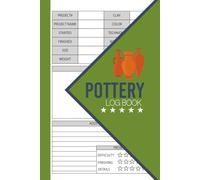 Pottery Log Book: Record Sheets For Your Ceramic Work & Glaze for Beginners & Professionals Adults Men and Women|6x9 inches or A5|110 Pages