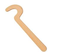 Pottery Tools, Wood Clay Sculpting Wand, 8,27 x 1,38 x 1,18 pollici Smooth Edge Modeling Tool, Ergonomic Beech Grip for Ceramic Trimming Slab Construction Workshop, Brown