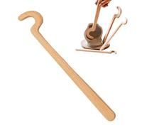 Pottery Tools, Wood Clay Sculpting Wand, 8.27x1.38x1.18 inches Smooth Edge Modeling Tool, Ergonomic Beech Grip for Ceramic Trimming Slab Construction Workshop, Brown