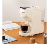 POTTS - Macchina Per Caffè Multicapsula E Caffè Macinato Bianco Panna