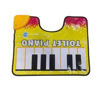 Potty Pianoforte - Tappetino per pianoforte da WC | Tappetino per pavimento musicale | Tappetino per WC con tastiera musicale | Tappeto sonoro fantasia per bagno e servizi igienici | Tappeto musicale