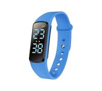 Potty Training Watch Water Resistant Baby Reminder Timer Urinal Trainer for Child LED Display 9 Loop Song Blue-A1