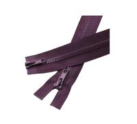 POTUBI Cerniera, 1 pz 200 cm 5# Cerniere in Resina a Doppia Apertura Colorate for Sacchi a Pelo, Divano, Tessuti for la casa(Purple)