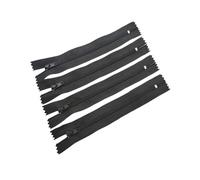 POTUBI Cerniera, 10 Pezzi 7,5 cm 3# Chiuse Cerniere Colorate in Nylon a Spirale for Indumenti, Accessori for Cucire Tessili for la casa(Black)