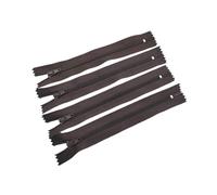 POTUBI Cerniera, 10 Pezzi 7,5 cm 3# Chiuse Cerniere Colorate in Nylon a Spirale for Indumenti, Accessori for Cucire Tessili for la casa(Coffee)