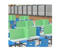 POTUBI Divisori for la privacy da scrivania, pannello divisorio for, confezione 4 dimensioni multiple in PVC multicolore(Green,40X40cm)