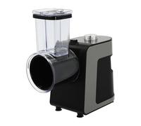 POTYYH Affettaverdure elettrico, 1000 W, elettrico, con 5 lame coniche, affettatrice per verdure, grattugia da cucina per tagliare patate, ravanelli, cetrioli, cipolle