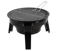 POTYYH Barbecue portatile a carbonella, piccolo barbecue pieghevole da campeggio, barbecue, barbecue, barbecue da campeggio, con accessori per barbecue e borsa per picnic, giardino, terrazza