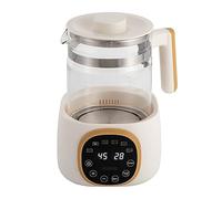 POTYYH scaldabiberon Baby da 1,3 l, con display digitali a LED, regolazione della temperatura, mantenimento in caldo 72 ore, funzione memoria, per latte e alimenti per bambini, bianco