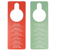 Pou 198.59 - Cartelli "No Molestar Cartel", 350 G/M2, 8 x 28 cm, 1000 pezzi, rosso