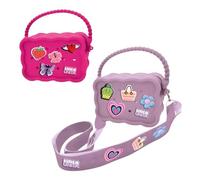 Pouch In Silicone con Pins - Tinta Unita Click (1 pezzo random)