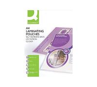 Q CONNECT A4 STICKY BACK LAM POUCH PK25