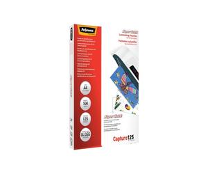 Pouches Capture125 Superquick - A4 - 216x303 mm - 2x125 micron - Fellowes - scat
