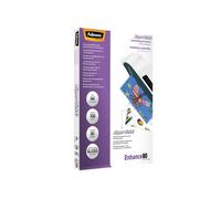 Pouches Enhance80 - Superquick - A4 - 2x80 micron - Fellowes - scatola 100 pezzi