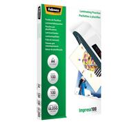 Pouches Impress100 - A4 - 216x303 mm - 2x100 micron - Fellowes - scatola 100 pezzi Quantita min. 1