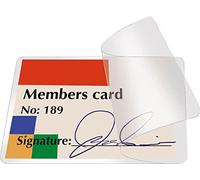 Pouches per plastificazione a freddo Q-Connect per carte d'identità f.to 8.6x5.6 cm Conf. 10 pezzi - KF27056