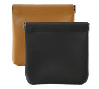 Pouchic - Personalized Snap Closure Leather Organizer Pouch, Pouchic No Zipper Self-Closing Pocket Cosmetic Bag, Pouchic Snap Closure Pouches, Portable Pocket Cosmetic Bag (Large,E)