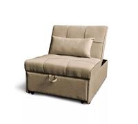 POUF 3 IN 1 BELLAHOME "KING" TRASFORMABILE IN POLTRONA E LETTO TORTORA 112X81...