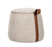 Pouf Anila Grigio Chiaro