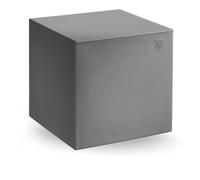 Pouf BLOK in polietilene 40x40xh40 cm Interne 36X36 cm Ideale per un ambiente esterno ed interno Ferro ferro
