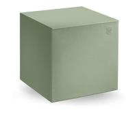 Pouf BLOK in polietilene 40x40xh40 cm Interne 36X36 cm Ideale per un ambiente esterno ed interno Giada