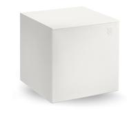 Pouf BLOK in polietilene 40x40xh40 cm Interne 36X36 cm Ideale per un ambiente esterno ed interno. perla