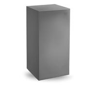 Pouf Blok in polietilene ALTO per interno ed Esterno Dimensioni 42x42xh 85 cm dalle molteplici funzionalità colore Ferro grigio