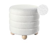 Pouf bou ianco sporco CHILLY