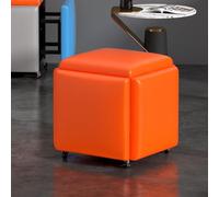 Pouf con rotelle girevoli, trasformabile per soggiorno, camera da letto, ufficio