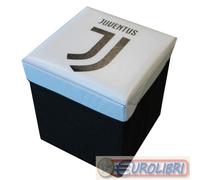 POUF CONTENITORE 31X31X33CM JUVENTUS
