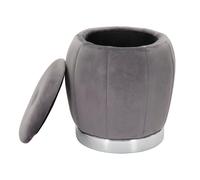 PUFF/CONTENITORE PARIS GRIGIO/SILVER
