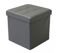 Pouf Contenitore Portaoggetti Quadrato Portaoggetti 38x38 cm