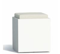 POUF ESTERNO SEDUTA GIARDINO IDROREPELLENTE LAVABILE APPOGGIO BORDO SEDIA DESIGN