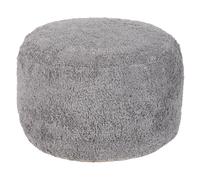 Pouf cotone grigio 50 x 35 cm KANDHKOT