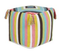 Pouf cotone multicolore 45 x 45 cm MONEASA
