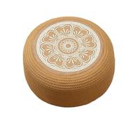 Pouf da esterno ottomano impermeabile | Pouf e intrecciati rotondi - Cuscino da pavimento Tatami per il giardino domestico Portico vivente costiero Ponte esterno Posti a sedere a bordo piscina
