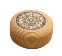 Pouf da esterno ottomano impermeabile | Pouf e intrecciati rotondi - Cuscino da pavimento Tatami per il giardino domestico Portico vivente costiero Ponte esterno Posti a sedere a bordo piscina