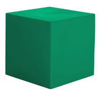 Pouf da Giardino 50x50 cm in Resina Arkema Iris Pouf Verde Scuro